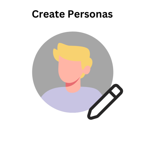 Créer un persona Image de couverture ; personne avec stylo